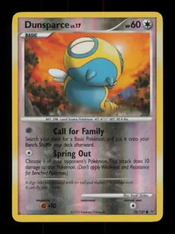 REVERSE HOLO DUNSPARCE COMMON 73/127 HP POKEMON - Image 1