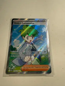 Wally's Compassion 176/132 Ultra Rare Mega Evolution Pokemon Holo Near Mint - Image 1