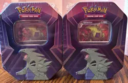 Pokemon TCG Triple Whammy Tin Tyranitar Sealed Lot of 2 Booster Boxes 2024 - Image 1