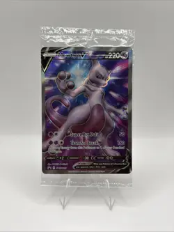 Pokemon TCG Mewtwo v Full Art Black Star Promo SWSH229 New/Sealed - Image 1