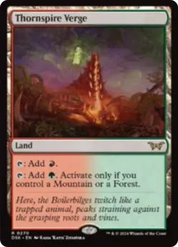 MTG Thornspire Verge [Duskmourn: House of Horror] Near Mint Magic - Image 1