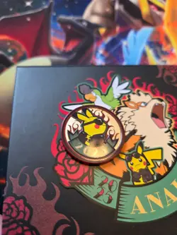 Pokemon Anaheim 2025 World Championships Coin & Damage Kit - Pikachu *Opened - Image 4