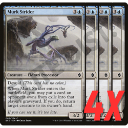 MTG Murk Strider (Battle for Zendikar) 062/274 (NEAR MINT) (4X) - Image 1