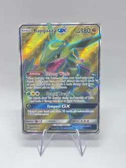 Pokemon Rayquaza GX 160/168 Celestial Storm Full Art Holo Ultra Rare NM/LP - Image 4