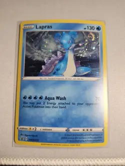 2020 Pokemon TCG Lapras Holo SWSH051 Black Star Promo NM - Image 1