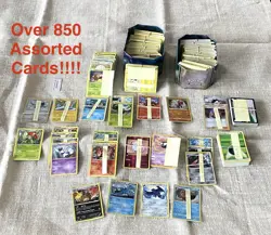 Pokemon Mixed Lot English Roughly 850 Cards!!! - Image 1