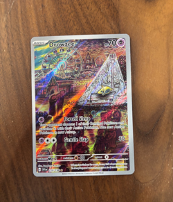 Pokemon Drowzee 210/198 Illustration Rare Full Art Holo SV01 Card - Image 3