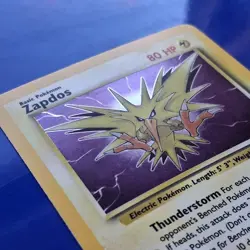 Zapdos Holo 15/62 Fossil Set 1999-2000 Pokemon TCG - Image 4