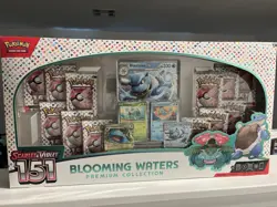 Pokemon TCG SV 151 Blooming Waters Premium Box Promo Oversized - Image 1