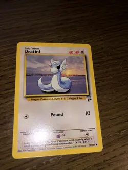 DRATINI - Base Set 2 - 38/130 - Uncommon - Pokemon Card - Unlimited Edition NM - Image 1
