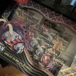 Pokemon Co. Int'l Paldean Fates Great Tusk & Iron Treads ex Box 2024 - Image 5