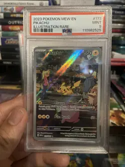 Pokemon Pikachu Illustration Rare Holo 173/165 Scarlet & Violet 151 - Image 1