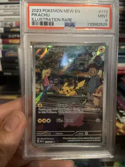 Pokemon Pikachu Illustration Rare Holo 173/165 Scarlet & Violet 151 - Image 2