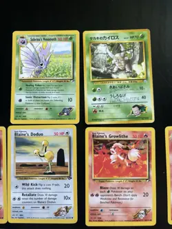Pokemon Cards TCG Gym Heroes Challenge 26 Card Lot Common Uncommon Rare See Pics - Image 5