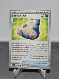 Snorlax Doll 175/182 Uncommon Paradox Rift Pokemon Near Mint - Image 1