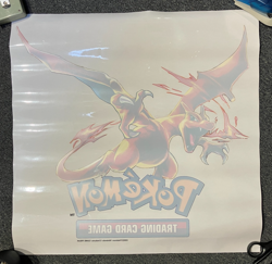 Pokemon Gigantamax Store Promo Window Cling Charizard 30x24 Brilliant Stars 2022 - Image 2
