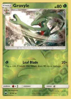 GROVYLE 9/168 UNCOMMON CELESTIAL STORM POKEMON REVERSE HOLO NEAR MINT - Image 1