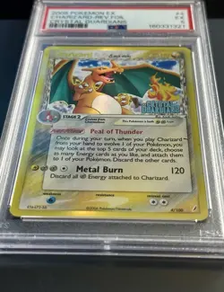 2006 Charizard Delta Species Pokemon EX Crystal Guardians Rev. Foil PSA 5 #4/100 - Image 3