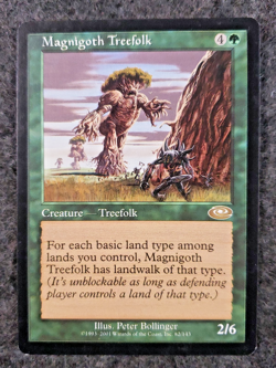 Magnigoth Treefolk - Planeshift #82/143 MTG Magic The Gathering........(DS3D1K9) - Image 1