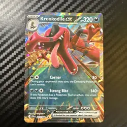 Krookodile ex 55/86 Double Rare Pokemon Chaos Rising ME04 NM - Image 1