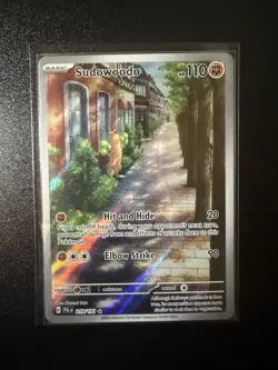 Pokemon TCG SV Paldea Evolved Sudowoodo IR 219/193 - NM Pack Fresh - Image 1