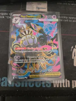 Mega Chandelure ex 099/084 Me05: Pitch Black Holo - Image 1