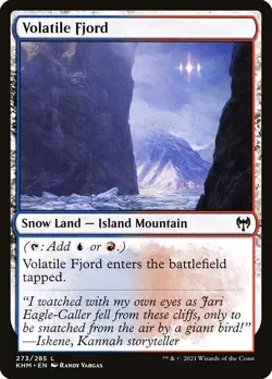 Volatile Fjord 1x MtG Kaldheim SP/NM - Image 1