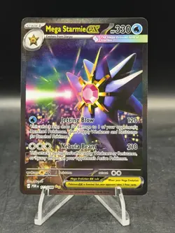 Pokemon TCG Mega Starmie ex 118/088 Me03: Perfect Order SIR Holo NM - Image 1