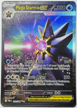 Mega Starmie ex 118/088 SIR 🌟 Perfect Order 🌊 NM Pack Fresh! 💎 Toploader 📦 - Image 1
