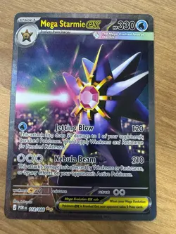 Mega Starmie ex - Mega Evolution Perfect Order 118/088 RARE NM SIR FAST SHIPPING - Image 1