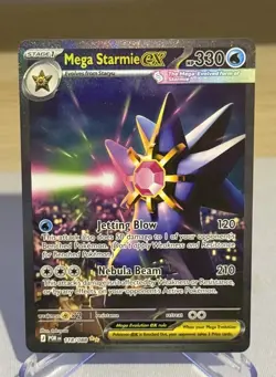 Mega Starmie Ex 118/088 SIR - PokemonTCG ME: Perfect Order NM/M - Image 1