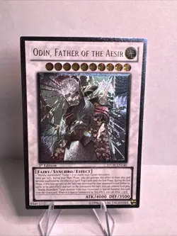 YuGiOh! Odin, Father of the Aesir STOR-EN040 Ultimate Rare NM - Image 1