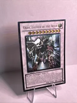 YuGiOh! Odin, Father of the Aesir STOR-EN040 Ultimate Rare NM - Image 2