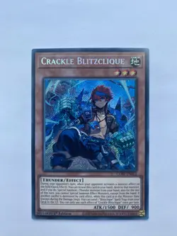 CORI-EN012 Crackle Blitzclique Secret Rare 1st Ed YuGiOh - Image 1