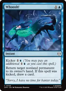 MTG Whoosh! [Marvel's Spider-Man] Foil Near Mint Magic - Image 1