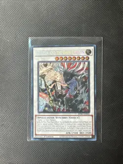 Ecclesia and The Dark Dragon 1st Edition Secret Rare Yu-Gi-Oh - Image 1