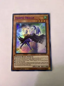 Yugioh - Harpie Oracle - Ultra (Purple) - 1st - LDS2-EN077 - NM - Image 1