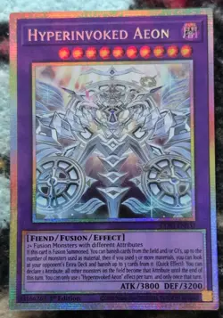 Yu-Gi-Oh! Hyperinvoked Aeon CORI-EN033 Starlight Rare - Image 3