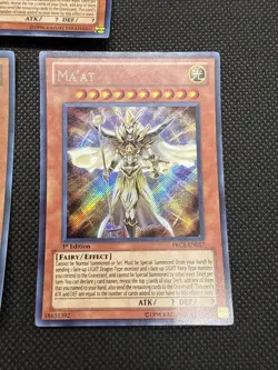 Yugioh Ma'at PRC1-EN017 Secret Rare 1st Ed NM - Image 3