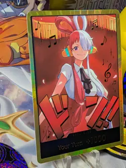 DON!! Card (Uta) (Gold) Extra Booster: One Piece Heroines Edition Foil - Image 3