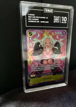 S-Snake OP08-112 Two Legends Foil Alternate Art One Piece TCG English NM -TAG 10 - Image 3
