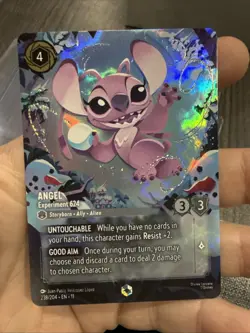 Disney Lorcana TCG Angel - Experiment 624 Enchanted Foil 238/204 English - Image 3