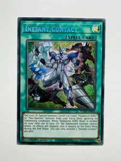 Instant Contact POTE-EN052 Secret Rare 1st Edition YuGiOh Card NM - Image 1