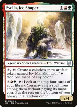 Svella, Ice Shaper 1x MtG Kaldheim SP/NM - Image 1