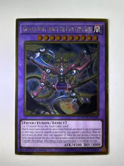 Crimson Nova Trinity the Dark Cubic Lord MVP1-ENG40 Gold Rare 1st Ed Card NM - Image 1