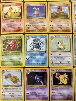 Lot of (50) Pokemon Base Set 2 Card Lot Unlimited Uncommon Common MP-NM - Image 3