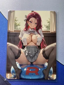 Jessie Pokemon ACG Goddess Story Doujin Waifu Anime Custom Card - Image 1