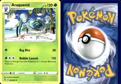 ARAQUANID 020/264 Pokemon Card Fusion Strike Near Mint - Image 3