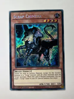 Scrap Chimera RA05-EN005 Secret Rare 1st Edition YuGiOh Card NM - Image 1