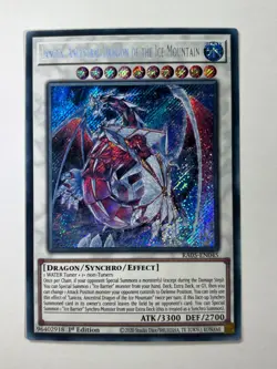 Lancea, Ancestral Dragon of the Ice Mountain RA05-EN045 Secret Rare 1st Card NM - Image 1